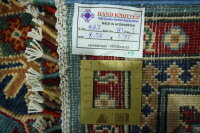 Teppich Orient Kazak 170x240 cm 100% Wolle Handgeknüpft Carpet rot creme blau