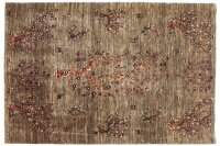 Teppich Orient Ziegler Ariana 150x210 cm 100% Wolle Handgeknüpft Landschaft