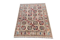 Teppich Orient Ziegler Ariana Filpa 150x200 cm 100% Wolle Handgeknüpft Rug creme