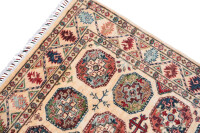 Teppich Orient Ziegler Ariana Filpa 150x200 cm 100% Wolle Handgeknüpft Rug creme