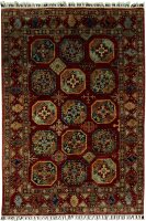 Teppich Orient Ziegler Filpa 125x185 cm 100% Wolle Handgeknüpft Carpet Rug rot