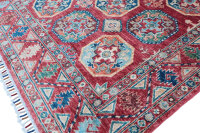 Teppich Orient Ziegler Filpa 125x185 cm 100% Wolle Handgeknüpft Carpet Rug rot