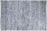 Teppich Skana Handwebteppich 170x230 cm 100% Wolle Rug Handgewebt blau