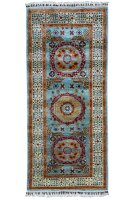 Teppich Orient Afghan Ziegler Mamluk 80x200 cm 100% Wolle...