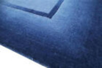 Teppich Thamel Original Nepal Handgeknüpft fein 100% Wolle 250x350 cm Rug blau