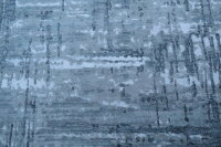 Teppich Nepal Handgeknüpft Seide Wolle Rug 250x350 cm Tappeto anthrazit grau