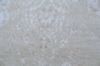 Teppich Kauria 250x300 cm 100% Wolle mit Glanzeffekt Handgeknüpft weiß beige