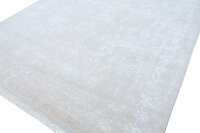 Teppich Kauria 250x300 cm 100% Wolle mit Glanzeffekt Handgeknüpft weiß beige
