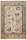 Teppich Orient Usak 240x300 cm 100% Wolle Handgeknüpft Umrandung grau creme