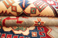 Teppich Orient Kazak 209x295 cm 100% Wolle Handgeknüpft Tapijt beige braun blau
