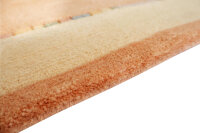 Teppich Original Nepal Handgeknüpft 100% Wolle 140x200 cm Carpet Rug creme rosa