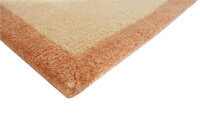 Teppich Original Nepal Handgeknüpft 100% Wolle 140x200 cm Carpet Rug creme rosa