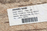 Teppich Original Nepal Award Nami Handgeknüpft 170x240 cm Wolle Bambusseide