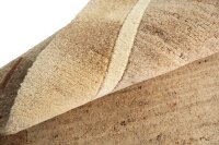 Teppich Indo Nepal Handgeknüpft 140x200 cm 100% Wolle Tapijt Carpet Rug beige