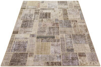 Teppich Vintage Patchwork Stone Wash 170x230 cm 100%...