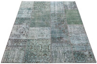 Teppich Vintage Patchwork Stone Wash 170x230 cm 100%...