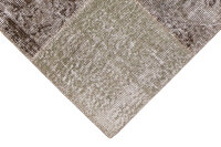 Teppich Vintage Patchwork Stone Wash 170x230 cm 100% Wolle Handgeknüpft erdtöne