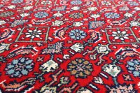 Teppich Orient Indo Herati 120x180 cm 100% Wolle Handgeknüpft Rug blau rot