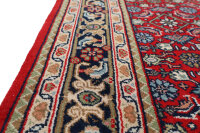 Teppich Orient Indo Herati 120x180 cm 100% Wolle Handgeknüpft Rug blau rot