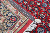 Teppich Orient Indo Herati 120x180 cm 100% Wolle Handgeknüpft Rug blau rot