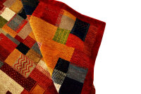 Teppich Perser Gabbeh Loribaft Nomad 170x240 cm Handgeknüpft 100% Wolle multi