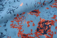 Teppich Original Nepal Handgeknüpft 100% Wolle 250x300 cm Rug Carpet orange grau