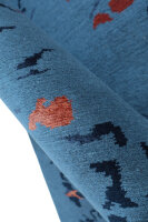 Teppich Original Nepal Handgeknüpft 100% Wolle 250x300 cm Rug Carpet orange grau