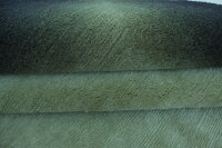 Teppich Nepal Tami Black Edition Handgeknüpft 100% Wolle Rug 250x350 cm grün