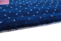 Designer Teppich Patchwork fein 250x350 cm 100% Wolle Handgeknüpft multi