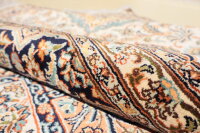 Teppich Orient Kaschmir 100% Reine Seide Handgeknüpft 270x270 cm Kashmir beige