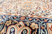 Teppich Orient Kaschmir 100% Reine Seide Handgeknüpft 270x270 cm Kashmir beige