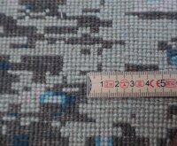 Designer Teppich Lavish fein 250x350 cm 100% Wolle Handgeknüpft braun blau grau