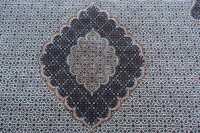 Teppich Perser Orient Täbriz fein 300x350 cm 100% Wolle Handgeknüpft creme