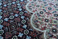 Teppich Perser Orient Täbriz fein 300x350 cm 100% Wolle Handgeknüpft creme