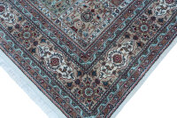 Teppich Orient Indo Felder Ghom 250x300 cm Carpet 100% Wolle Handgeknüpft creme