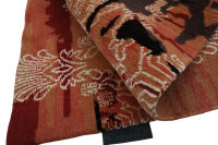 Teppich MTM Feeling Handgeknüpft 80% Wolle 20% Viscose 80x140 cm weiß rot