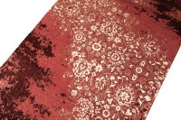 Designer Teppich Nepal Galaxy Fusion 120x180 cm Wolle Handgeknüpft rost berry