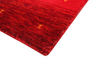 Teppich Gabbeh Loom 120x180 cm Handgewebt Carpet Tapijt 100% Wolle rot terra