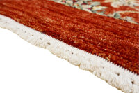 Teppich Orient Ziegler Brücke 90x160 cm 100% Wolle Rug Handgeknüpft terra rost