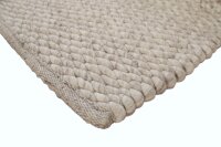 Teppich Brinker Monopoli 200x300 cm 100% Wolle Handgewebt Tapijt creme brauntöne