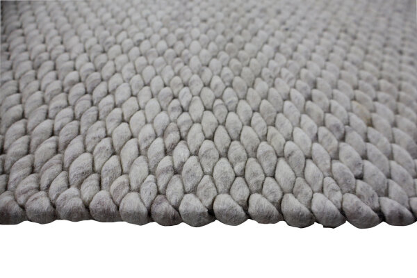 Teppich Bari Brinker Carpets 200x250 cm 100% Wolle Tapijt Handgewebt Cloud White