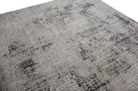 Designer Teppich Olimpos Vintage 200x290 cm Rug Acryl Bambus Viscose grau creme