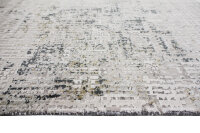 Designer Teppich Olimpos Vintage 200x290 cm Rug Acryl Bambus Viscose grau creme