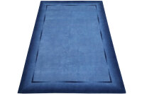 Teppich Original Nepal Handgeknüpft fein 100% Wolle 170x240 cm Rug blau