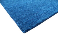 Teppich Gabbeh 70x140 cm Handgewebt Carpet Rug Tapijt 100% Wolle blau