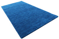 Teppich Gabbeh 70x140 cm Handgewebt Carpet Rug Tapijt 100% Wolle blau