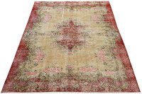 Teppich Orient Vintage Stone Wash Used Look 130x230 cm 100% Wolle Handgeknüpft
