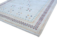 Teppich Perser Gabbeh Loribaf Taj Mahal 140x200 cm Handgeknüpft 100% Wolle beige