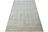 Teppich Loribaft Lex 200x300 cm 100% Wolle Handgeknüpft Carpet beige meliert