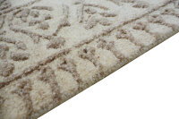 Teppich Loribaft Lex 200x300 cm 100% Wolle Handgeknüpft Carpet beige meliert